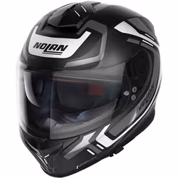 Nolan N80-8 Ally N-Com Casque, noir-blanc, taille XL pour Hommes