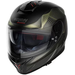 Nolan N80-8 Powerglide N-Com Casque, noir-or, taille XS pour Hommes