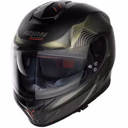 Nolan N80-8 Powerglide N-Com Casque, noir-or, taille XS pour Hommes