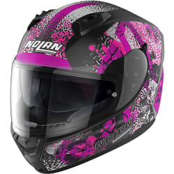 Nolan N60-6 Eufor Casque, noir-rose, taille XS pour Hommes