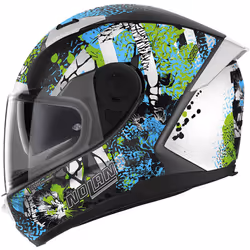Nolan N60-6 Eufor Casque, noir-bleu, taille XS pour Hommes