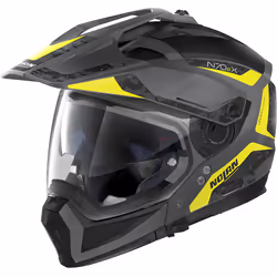 Nolan N70-2 X Torpedo N-Com Casque, noir-jaune, taille XS pour Hommes