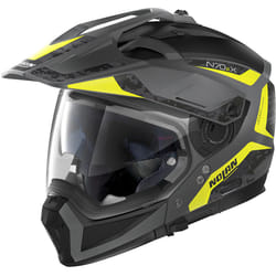 Nolan N70-2 X Torpedo N-Com Casque, noir-jaune, taille XS pour Hommes