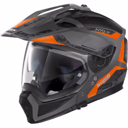 Nolan N70-2 X Torpedo N-Com Casque, noir-orange, taille 2XS pour Hommes