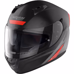 Nolan N60-6 Staple Casque, noir-rouge, taille XL pour Hommes