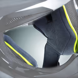 Nolan N53 Clima Comfort Garnitures de joue, gris, taille L pour Hommes