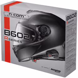 Nolan N-Com B602 R Double pack du système de communication Bluetooth, noir pour Hommes
