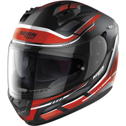 Nolan N60-6 Lancer Casque, noir-rouge, taille S pour Hommes