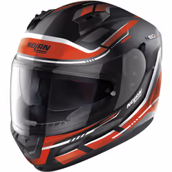 Nolan N60-6 Lancer Casque, noir-rouge, taille M pour Hommes
