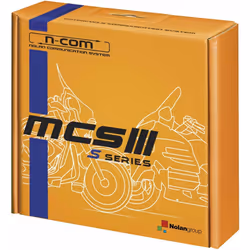 Nolan N-Com MCS III S Système de communication Unique Pack, noir pour Hommes