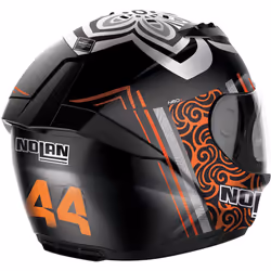 Nolan N60-6 Gemini Replica A.Canet Casque, noir-orange, taille M pour Hommes