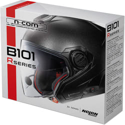 Nolan N-Com B101 R Système de communication Bluetooth Pack unique, noir pour Hommes