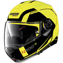 Nolan N100-5 Consistency N-Com Casque, noir-jaune, taille XS pour Hommes