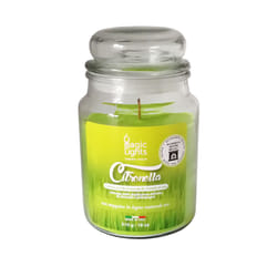 Magic Lights 8030650530505 bougie en cire Rond Citronelle Vert, Jaune 1 pièce(s)