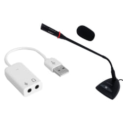 Empire Media DESK-135 Noir Microphone de table
