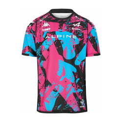 Maillot Kombat - KAPPA - Alpine F1 Team 2024 - Garçon - Manches courtes - Respirant