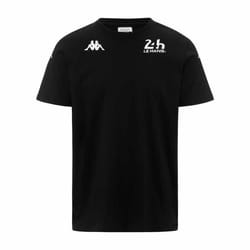 T-Shirt Alerry 24H Le Mans 2024 pour Garçon - Noir - KAPPA - Manches courtes - Enfant - 100% coton