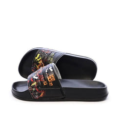 Claquettes Noir Garçon Kappa Sartwo 2
