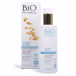 Phytorelax Laboratories Milk &amp; Toner 2 In 1 Face - Eyes, Lait nettoyant, Femmes, Tous types de peau, Hydratant, Flacon po ...
