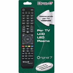 Bravo Original 7, TV, IR Wireless, Appuyez sur les boutons, Noir