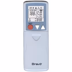 Bravo 92102150, Climatiseur, IR Wireless, Appuyez sur les boutons, Écran integré, Ivoire
