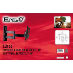 Bravo LCD 10 40" Noir, Blanc