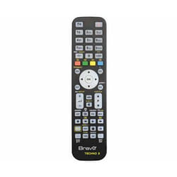Bravo TECHNO 3 télécommande IR Wireless DTT, DVD/Blu-ray, SAT, TV, VCR Appuyez sur les boutons
