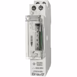 Temporizzatore orario analogico per luci scale, corridoi, cantine e garage da barra DIN. Minuterie analogique pour l'éclairag ...