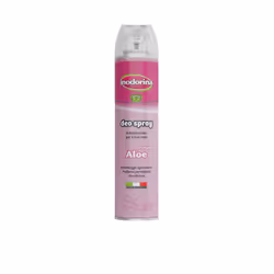 Inodorina Deo Spray, Chien, Déodorant, 300 ml, Aloe vera, Lait, Myrrhe, Talc, Vanille, Musc blanc, Pulvérisateur
