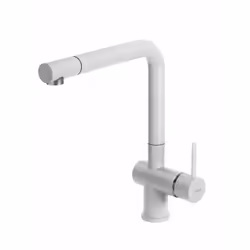 Elleci Stream, Standard, Blanc, Granitek, Poignées de levier, Unique, 3/8"