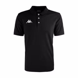 Polo Lifestyle Peglio Noir - KAPPA - Enfant - Coupe Regular