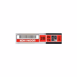 Koh-I-Noor E207-2B, 2B, Noir, 0,7 mm, Boîte, 12 pièce(s)