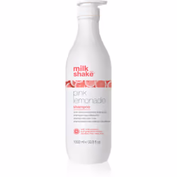 Le shampoing teinté Milk Shake Pink Lemonade vous permettra d’ajuster délicatement la teinte naturelle de vos cheveux. Il app ...