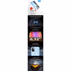 WINDTRE ZTE BLADE A72 5G 16,6 cm (6.52") Double SIM Android 11 USB Type-C 4 Go 64 Go 4000 mAh Gris