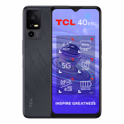 Wind Tre TCL 40R 5G, 16,8 cm (6.6"), 4 Go, 64 Go, 50 MP, Android 12, Noir