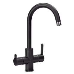 Plados FLO60, Vers le haut, Chrome, Poignées de levier, Double, 3/8", 360°