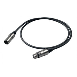 Proel BULK250LU10 câble audio 10 m XLR (3-pin) Noir