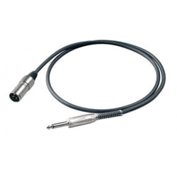 Proel BULK220LU1 câble audio 1 m 6,35 mm XLR (3-pin) Noir