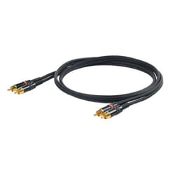 Proel CHLP250LU15 câble audio 1,5 m 2 x RCA Noir