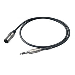 Proel BULK230LU5 câble audio 5 m 6,35 mm XLR (3-pin) Noir