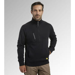 Veste de travail demi-zippée litework hz - Noir s