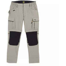 Diadora - Pantalon de travail avec poches genouillères tech performance Beige m