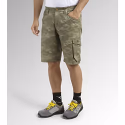 Bermuda de travail camouflage POLY - Aluminium L - FR (44/46)