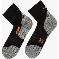 Chaussettes de travail élastiques respirantes en nylon et polypropylène - Noir 43-47