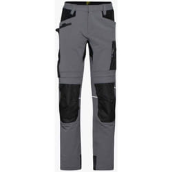 Diadora - Pantalon de travail multipoches Stretch carbon performance Gris xs