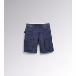 Description Bermuda en denim cargo léger stretch délavé à la pierre. Caractéristiques principales : Traitements et souci du d ...
