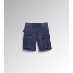 Bermuda de travail en jean stone cargo light - Bleu/Vert xl - fr (46/48) - us (36)