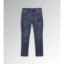 Jean de travail élastique stone cargo light - Bleu/Vert 2XL/3XL - fr (50) - us (38)