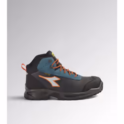 Description Chaussure de sécurité mi-montante S3 imperméable et calorifugée en cuir nubuck italien pull-up et croûte de cuir  ...