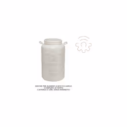 Poubelle A large ouverture de 5 litres avec bouchon BL5 sans robinet